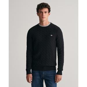 Gant Gebreide trui COTTON CABLE C-NECK