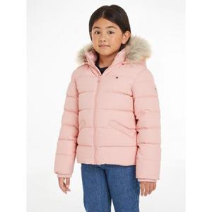 Tommy Hilfiger Gewatteerde jas ESSENTIAL DOWN FUR HOOD JACKET met imitatiebont bij de capuchon