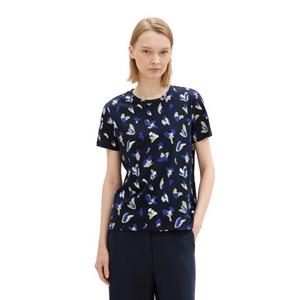 Tom Tailor Denim Shirt met ronde hals met print all-over