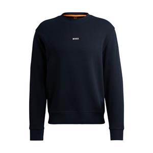 Boss Orange Sweatshirt met logo op borsthoogte