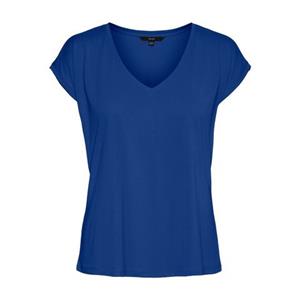 Vero Moda Shirt met V-hals VMFILLI SS V-NECK TEE GA NOOS in een materialenmix met tencel™ modal