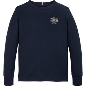 Tommy Hilfiger Shirt met lange mouwen met logo op borsthoogte