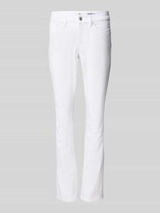 QS Slim fit broek in effen design