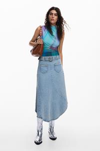 Desigual Rok - BLUE