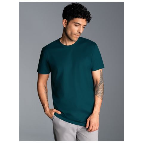 Trigema T-shirt  Slim-fit T-shirt van DELUXE-katoen (1-delig)