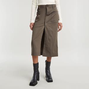 G-Star RAW Midi Utility Rok - Bruin - Dames