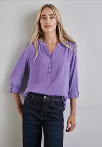 Street One Basic blouse in effen kleur