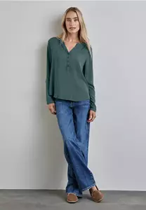 Street One Basic blouse in effen kleur