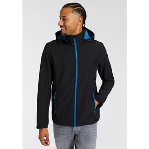 Icepeak Softshell-jack H SOFTSHELLJACKE BRIMFIELD met stijlvolle logo-opschriften