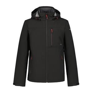 Icepeak Softshell-jack  BAZINE met stijlvolle logo-opschriften