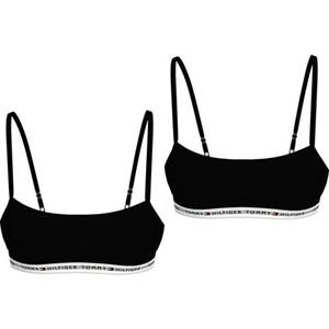 Tommy Hilfiger Underwear Bralette-bh met een logo-opschrift (set, 2-delig, 2 stuks)