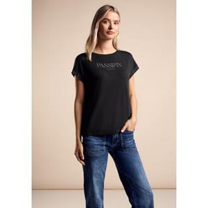 STREET ONE Shirttop met belettering