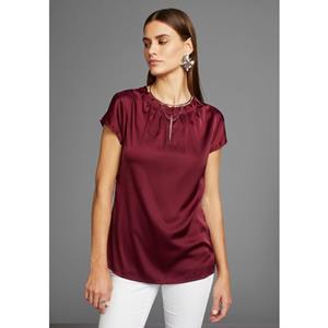 HECHTER PARIS Blouse met korte mouwen