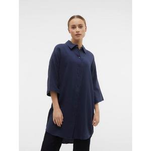 Vero Moda Jurk met overhemdkraag VMNATALI 3/4 LONG OVERSHIRT NOOS