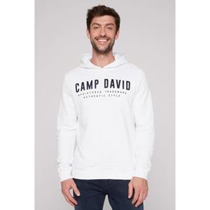 CAMP DAVID Hoodie met logoprint