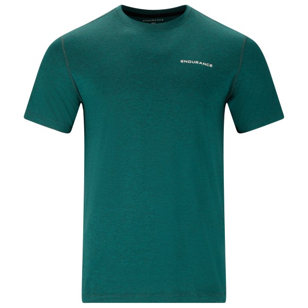 ENDURANCE  Abdon Melange S/S Tee - Sportshirt, blauw/turkoois