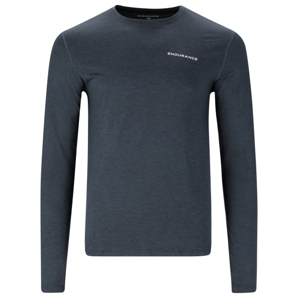 ENDURANCE  Abdon Melange L/S Tee - Sportshirt, blauw