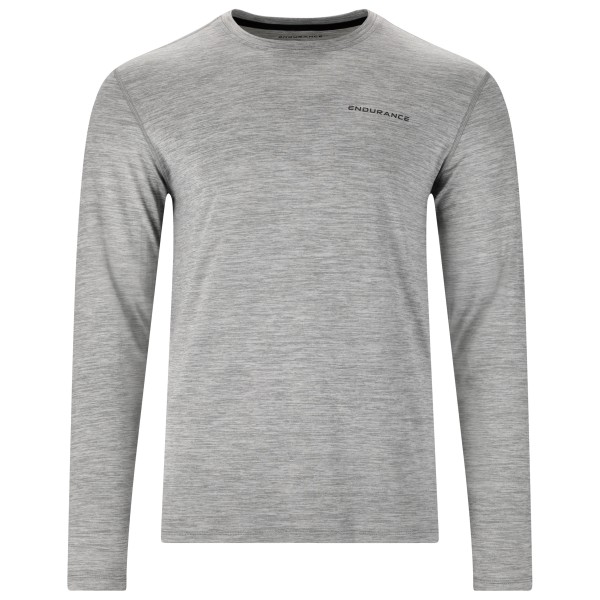 ENDURANCE  Abdon Melange L/S Tee - Sportshirt, grijs