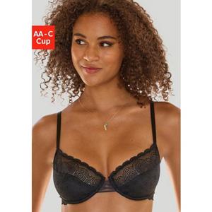 Lascana Beugel-bh met discreet transparant kant, lingerie