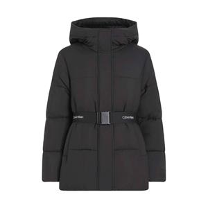 Calvin Klein Logo Belt Puffer Winterjas Dames