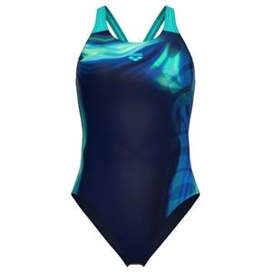 Arena  Women's Dream-H-Line Swimsuit V Back - Badpak, blauw