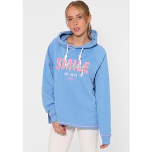 Zwillingsherz Hoodie smile happy met capuchon en borduursel