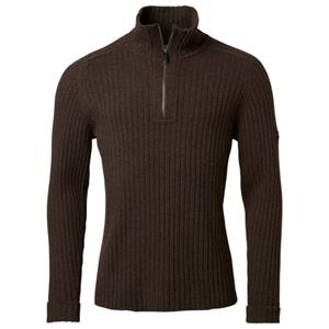 Chevalier  Antony Half Zip Wool Pullover - Wollen trui, zwart/bruin