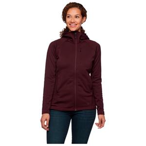 Black Diamond  Women's Factor Hoody - Fleecevest, rood