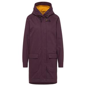 Tranquillo  Women's Gefütterte Jacke aus Twill Pocket - Lange jas, purper