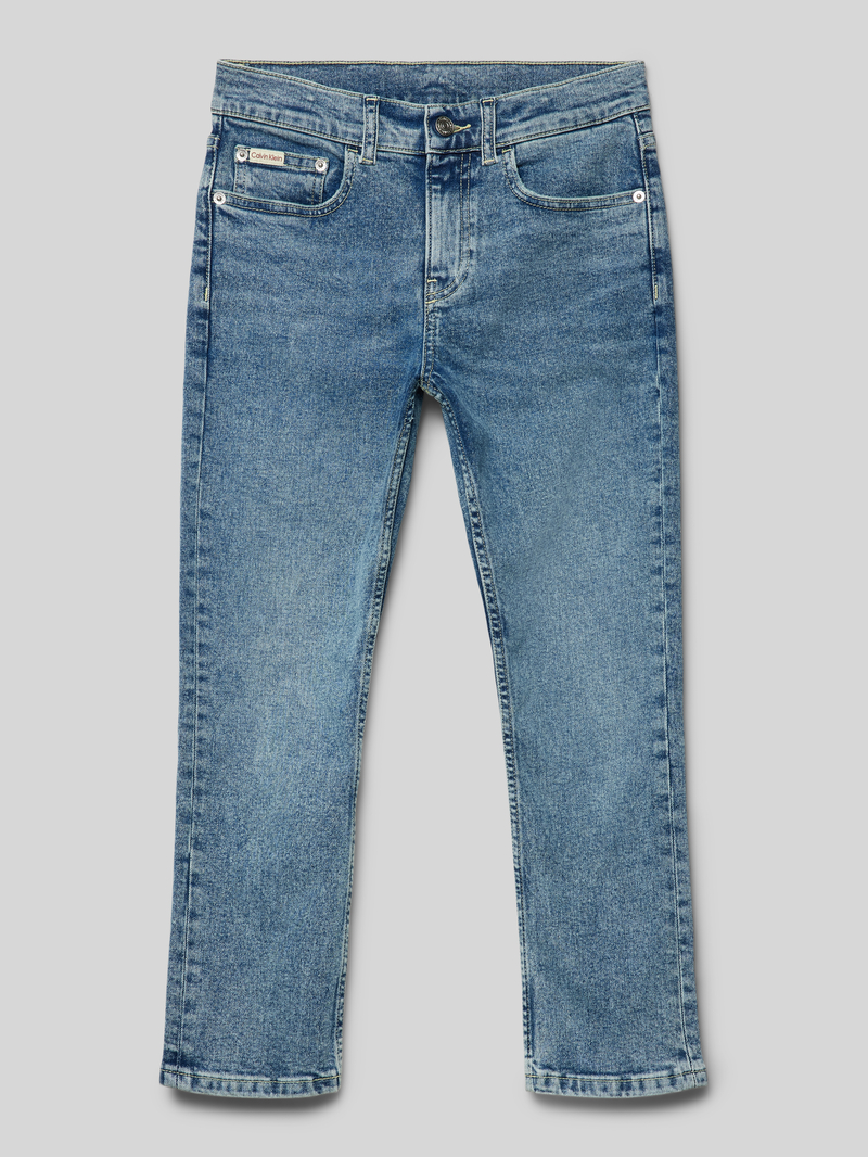 Calvin Klein Jeans Slim fit jeans met labelpatch, model 'DAD'