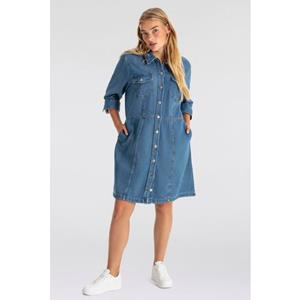 Levi's Plus Jeans jurk van klassieke katoen-denim