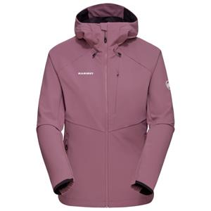 Mammut  Women's Ultimate Comfort Softshell Hooded Jacket - Softshelljack, purper