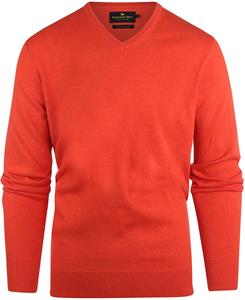 Steppin' Out Trui Cashmere V-hals Rood