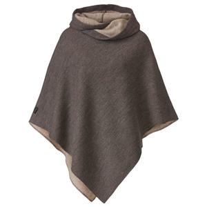 Mufflon  Women's Maxi - Poncho, grijs/bruin