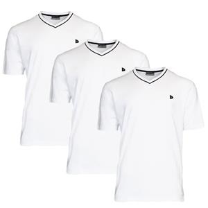 Donnay Donnay Heren - 3-Pack - T-Shirt Jason - Wit