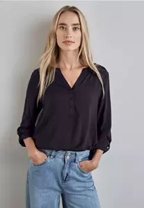 Street One Basic blouse in effen kleur