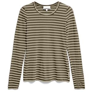 ARMEDANGELS  Women's Enriccaa Stripes - Longsleeve, beige