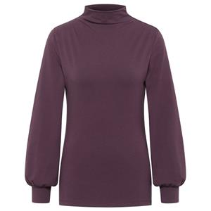 Tranquillo  Women's Feminine Jersey-Bluse - Longsleeve, purper