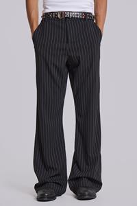 Jaded Man Stacked Bootcut Suit Pants