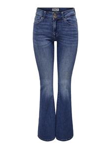 Only Onlcheryl mw retro flared dnm fg blue denim