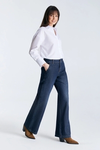 Cup of Joe Maxine wide leg jeans deep blue