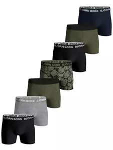 Bjorn Borg 7-Pack jongens boxershorts - Green Jungle