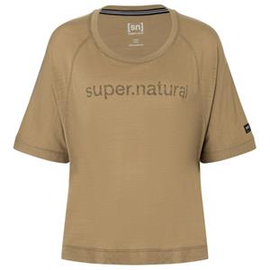 Super.Natural  Women's Liquid FloTee - Merinoshirt, beige