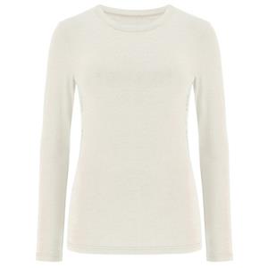 We Norwegians  Women's Snø Crewneck - Merinolongsleeve, beige/wit