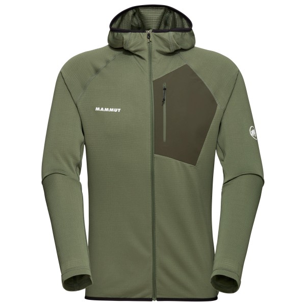 Mammut  Aenergy Light Midlayer Hooded Jacket - Fleecevest, olijfgroen