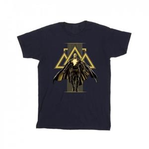 DC Comics jongens zwart Adam Rising gouden symbolen T-shirt