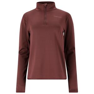 ENDURANCE  Women's Vironic Waffle Melange Loose Fit Midlayer - Fleecetrui, bruin