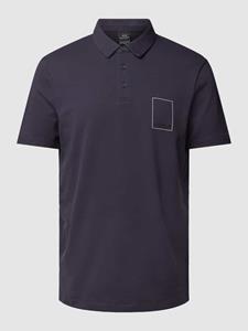 Armani Exchange Regular fit poloshirt met labeldetail