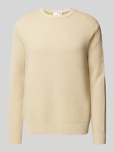 Selected Homme Gebreide pullover met ribboorden, model 'HENNY'