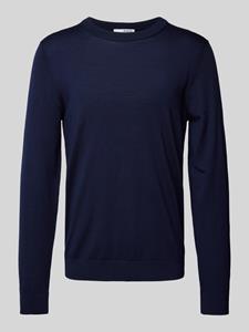 Selected Homme Gebreide pullover met ribboorden, model 'TRAY'